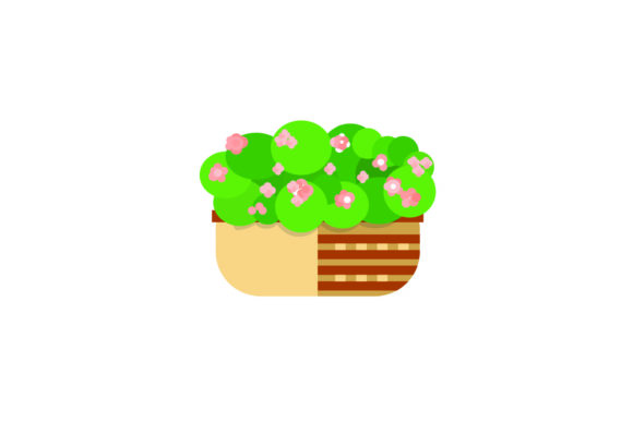 Beautiful Flowers in Pots-03 Graphics and Illustrations Review