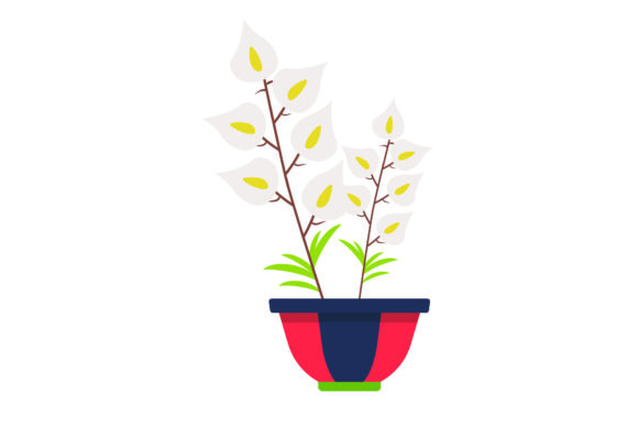 Beautiful Flowers in Pots 18 Graphics Freebies Review