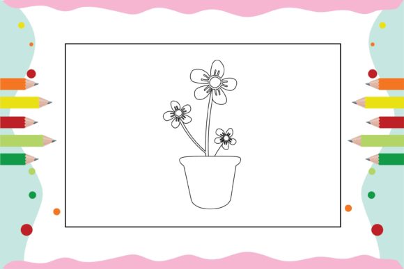 Flowers Coloring Pages for Kid 54 Graphics and Illustrations Review