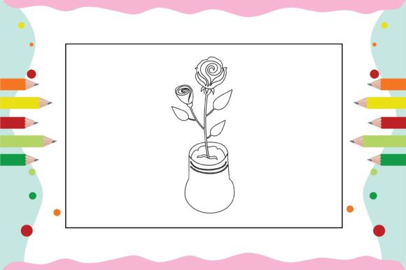 Flowers Coloring Pages for Kid 55 Graphics and Illustrations Review