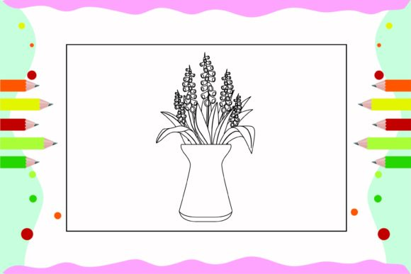 Flowers Coloring Pages for Kids 27 Graphics and Illustrations Review