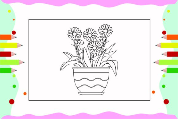 Flowers Coloring Pages for Kids 57 Review