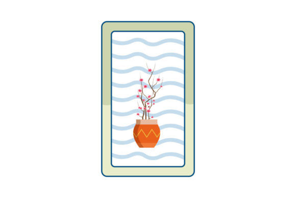 Flowers Garden Poster Frame Design Style Graphics and Illustrations