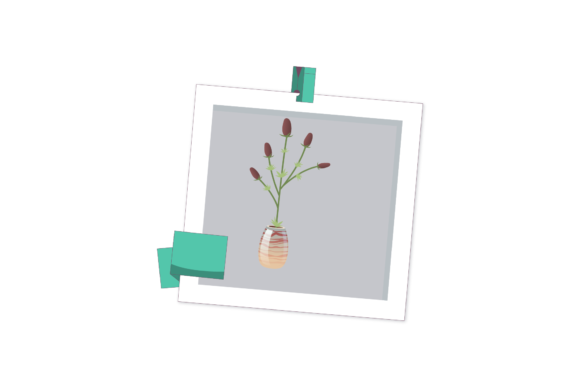 Flowers Garden Summer Photos Frame Style Graphics and Illustrations