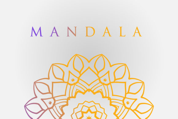 Flowers Mandala Arabic Graphics and Illustrations Review