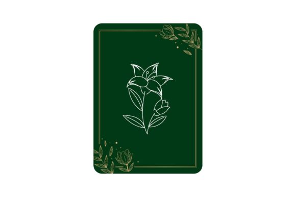 Green Flowers Illustration Vector Graphics and Illustrations