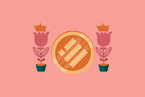 Illustration Christmas Flowers Crypto Graphics