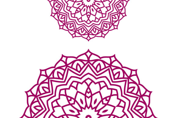 Mandala Flowers Background Graphics Freebies