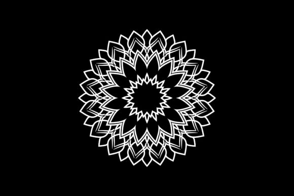 Mandala Flowers Illustration Ornament Graphics and Illustrations Review
