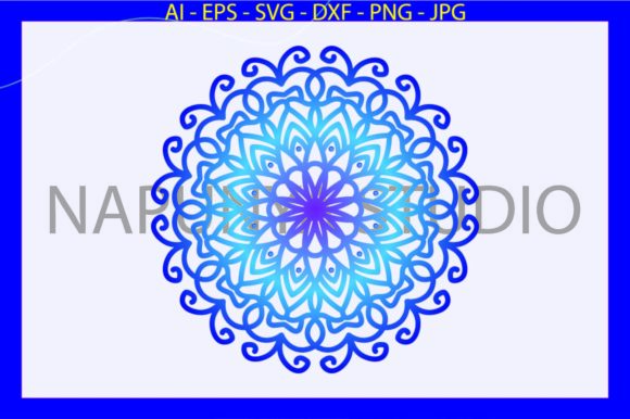Mandala Fullcolor Svg Flowers: Graphics and Illustrations Review