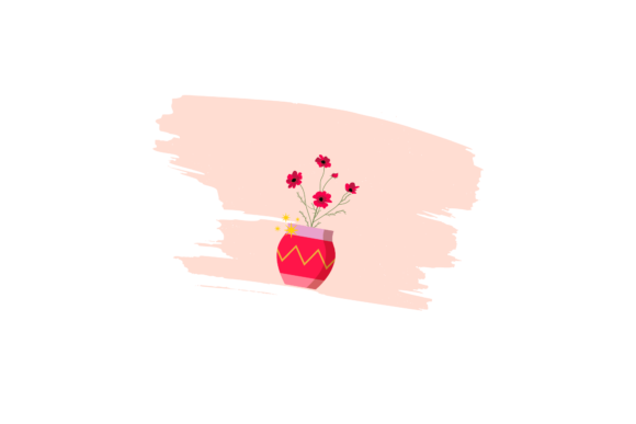 Pink Flowers Beautiful Brush Design Art Review